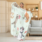 Accogliente coperta in pile a tema Halloween