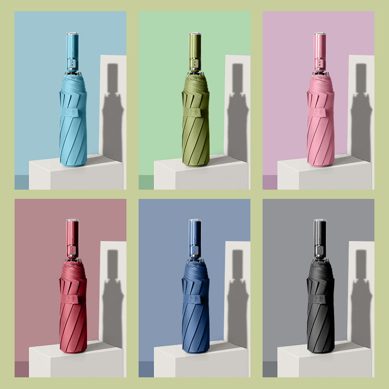 Ombrello automatico da donna elegante con protezione UV
