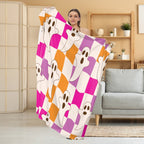 Accogliente coperta in pile a tema Halloween