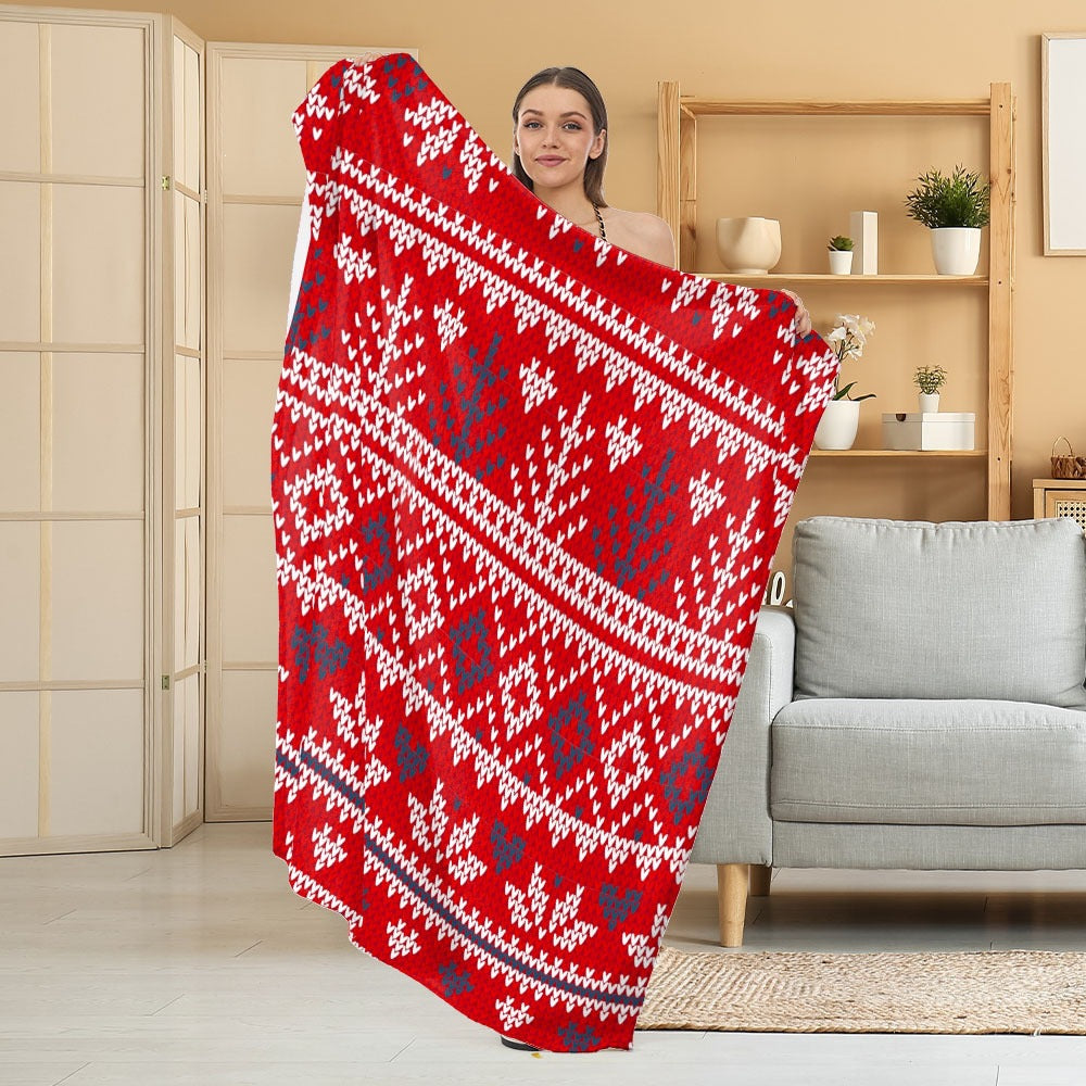 Accogliente coperta in pile a tema Halloween