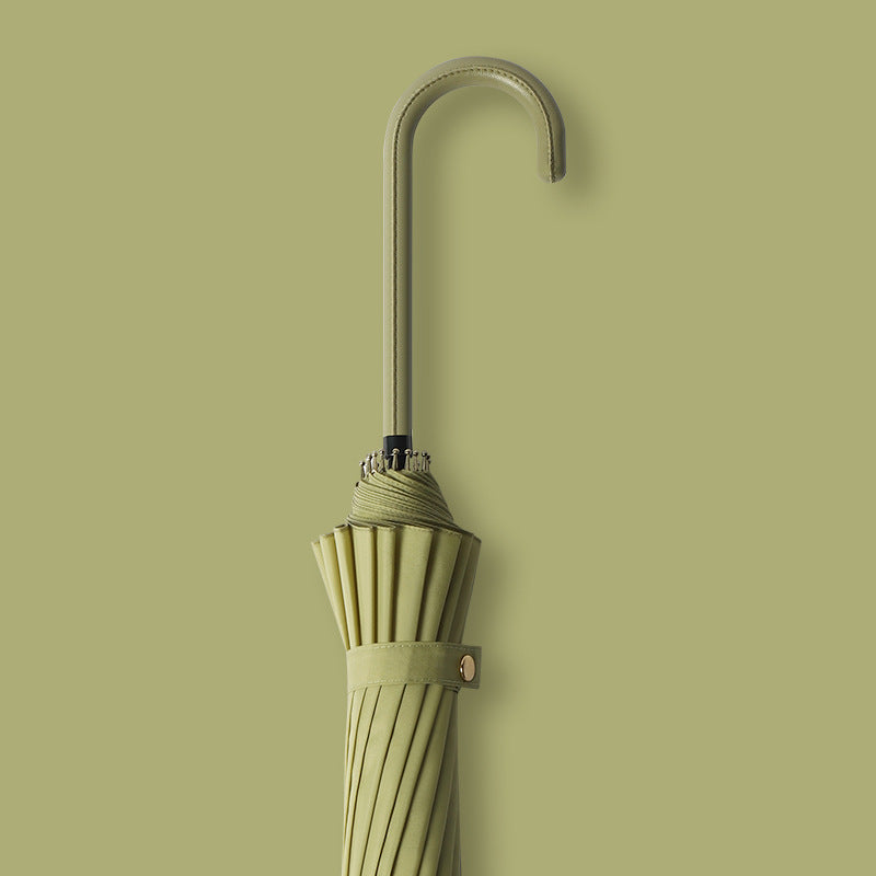 Ombrello pieghevole automatico da donna elegante con manico antiscivolo
