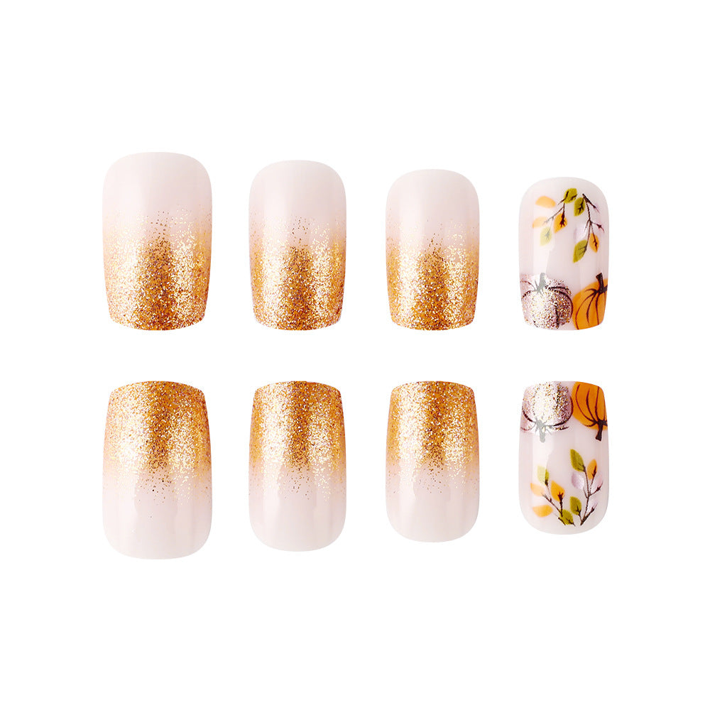 Nail art decorativa a tema autunnale