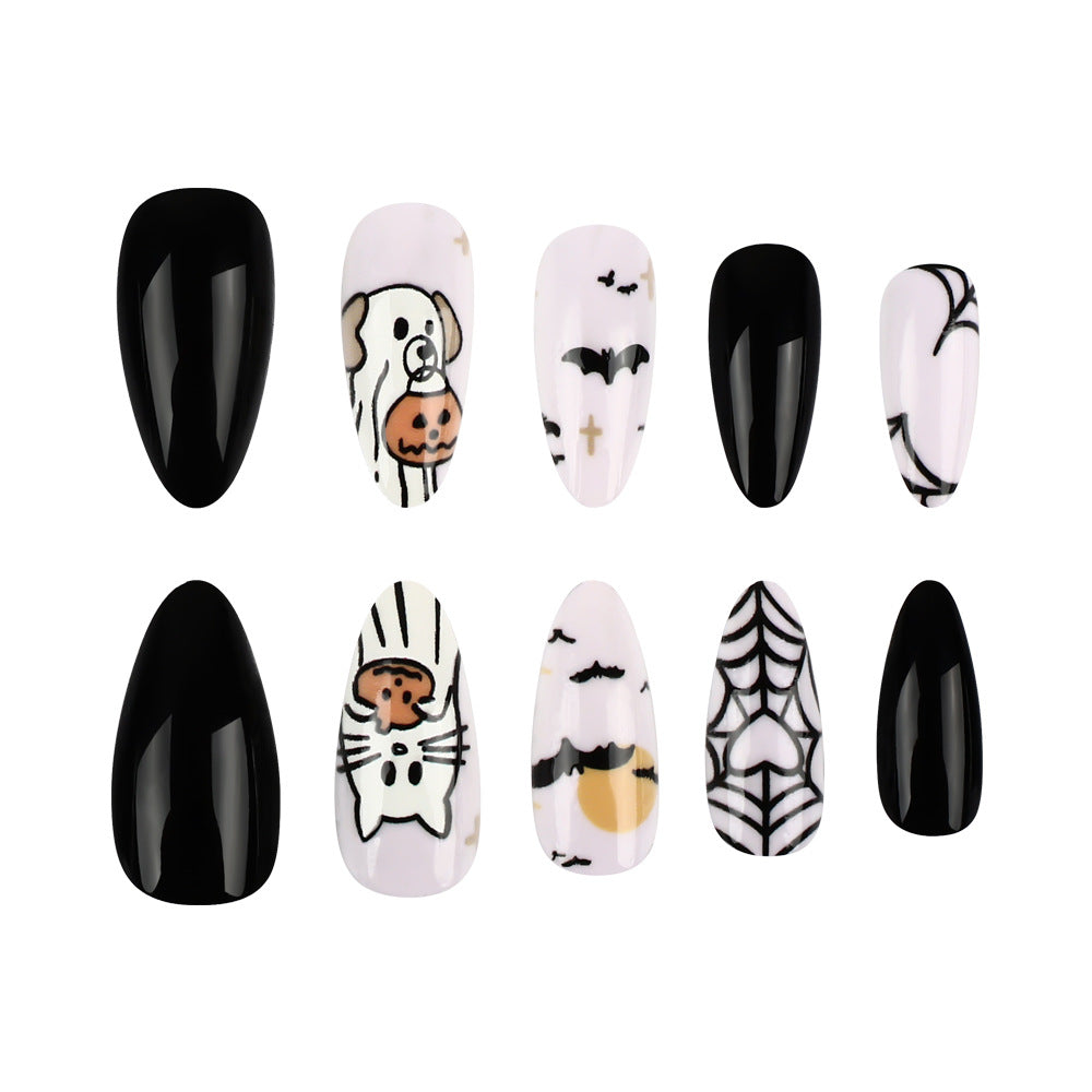 Collezione artistica di unghie a pressione a tema Halloween