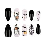 Collezione artistica di unghie a pressione a tema Halloween