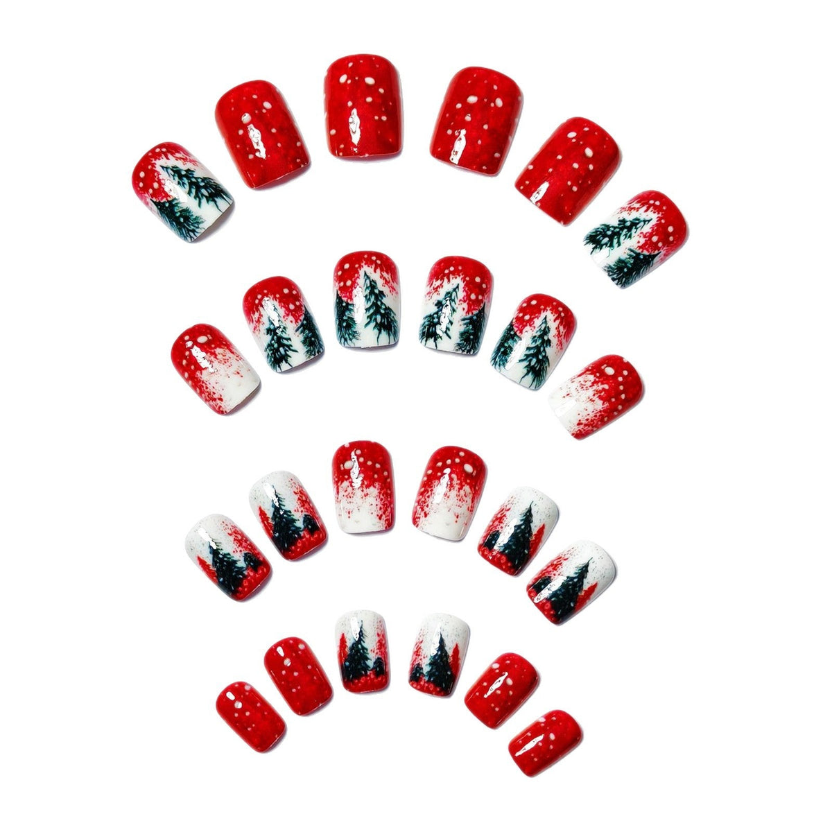 Nail art natalizia invernale