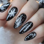 Elegante nail art a tema invernale