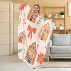 Accogliente coperta in pile a tema Halloween