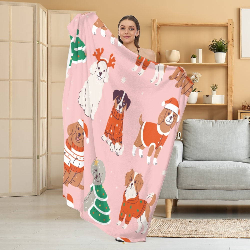 Accogliente coperta in pile a tema Halloween