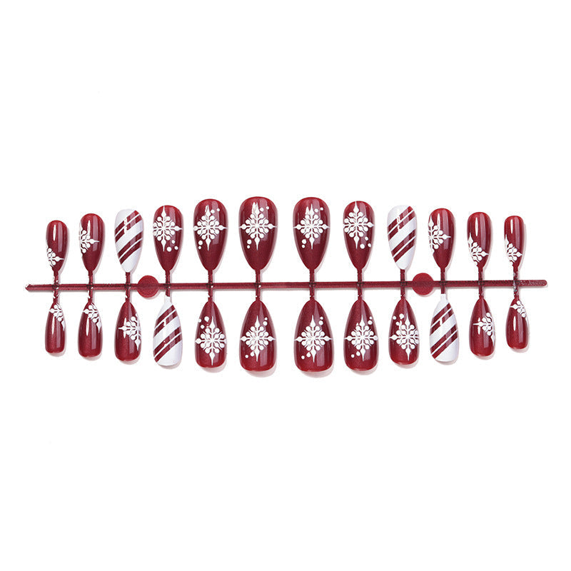 Elegante set per nail art natalizio