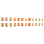 Nail art a pressione con foglie autunnali