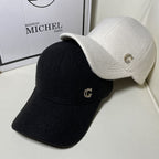 Berretto da baseball elegante in misto lana da donna