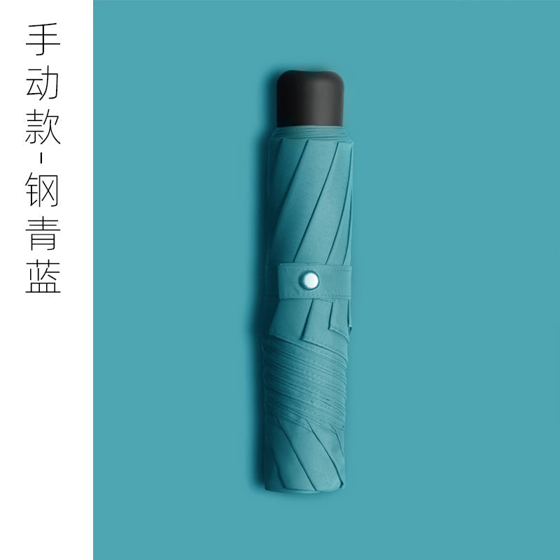 Ombrello pieghevole automatico da donna con impugnatura ergonomica