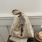 Borsa a tracolla versatile in velluto