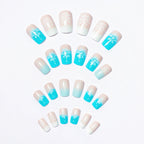 Nail art artistica del Paese delle Meraviglie Invernali