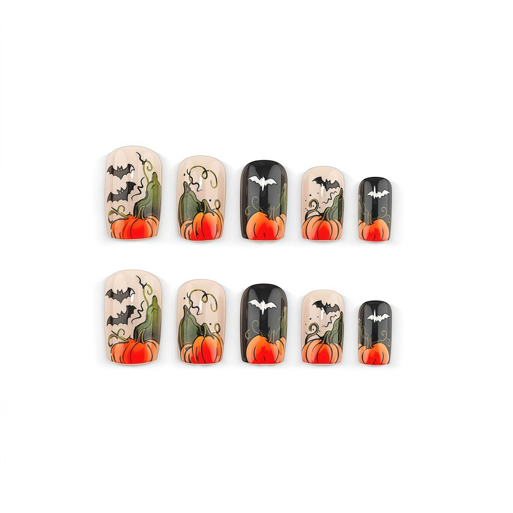 Set per unghie artificiali con motivo Halloween