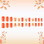 Set per nail art a pressione a tema autunnale