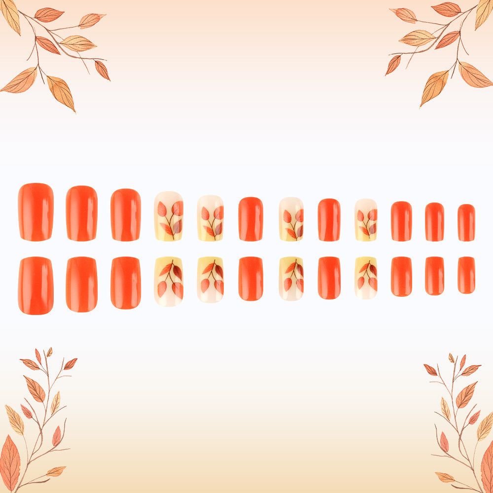 Set per nail art a pressione a tema autunnale