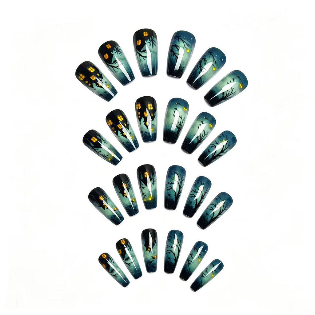 Nail art creativa progettata per Halloween