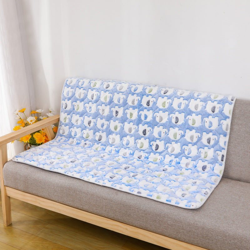 Coperta da divano accogliente e resistente da donna