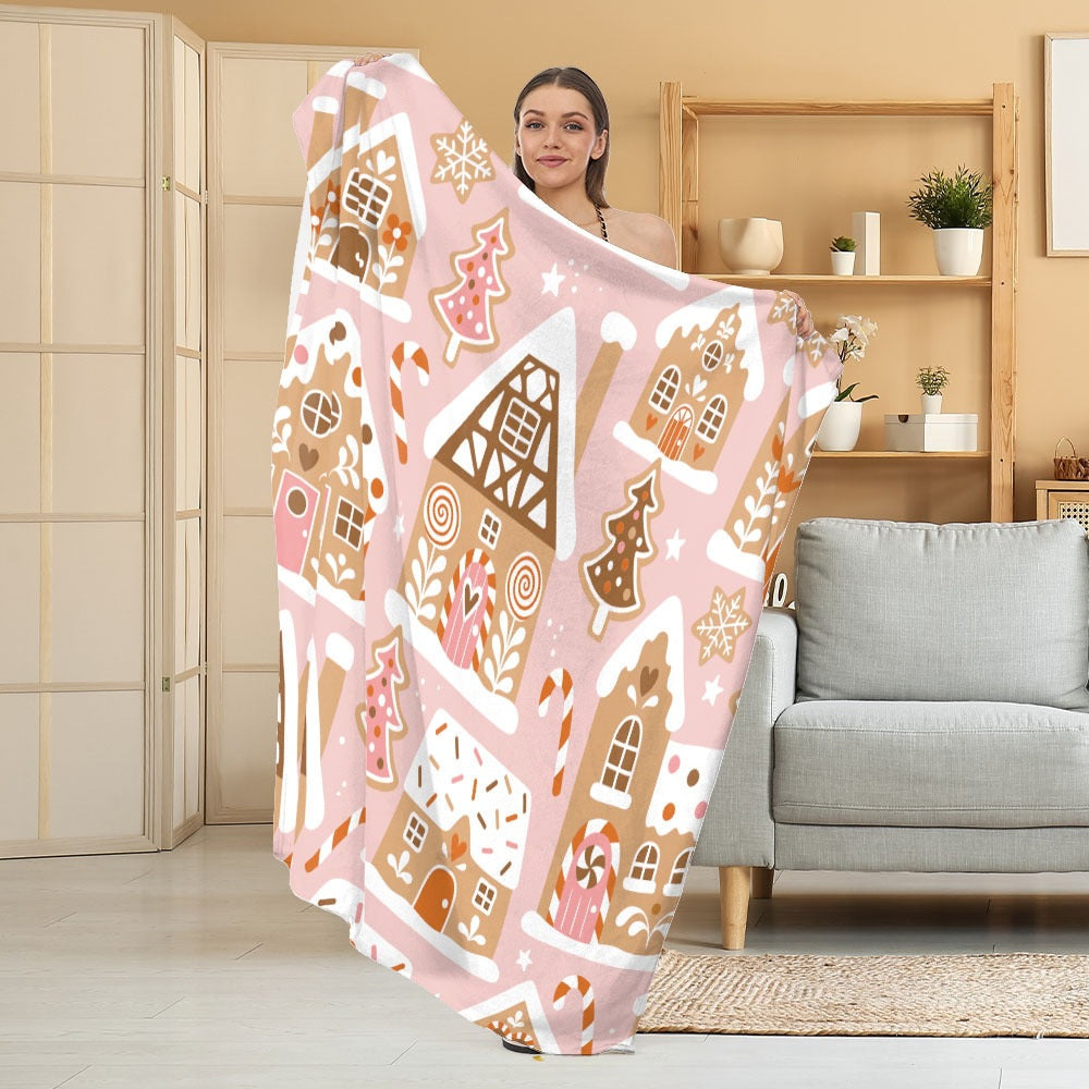 Accogliente coperta in pile a tema Halloween