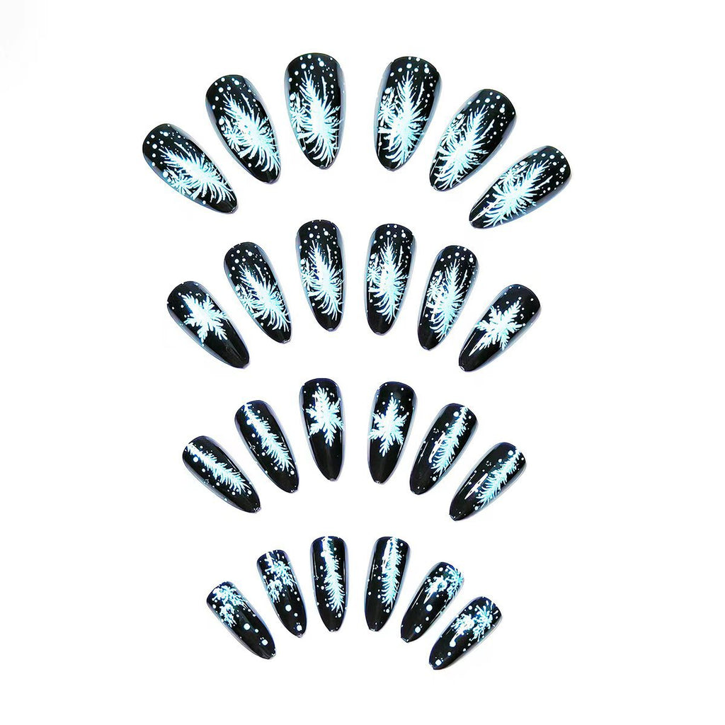 Elegante nail art a tema invernale