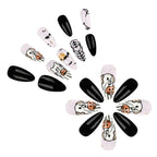 Collezione artistica di unghie a pressione a tema Halloween