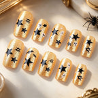 Nail art glitterata a tema Halloween