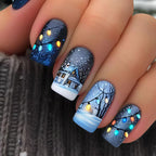 Nail art stagionale del Paese delle Meraviglie Invernali