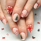 Set per nail art natalizio dal design festivo