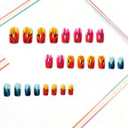 Design per nail art ispirato alle foglie autunnali