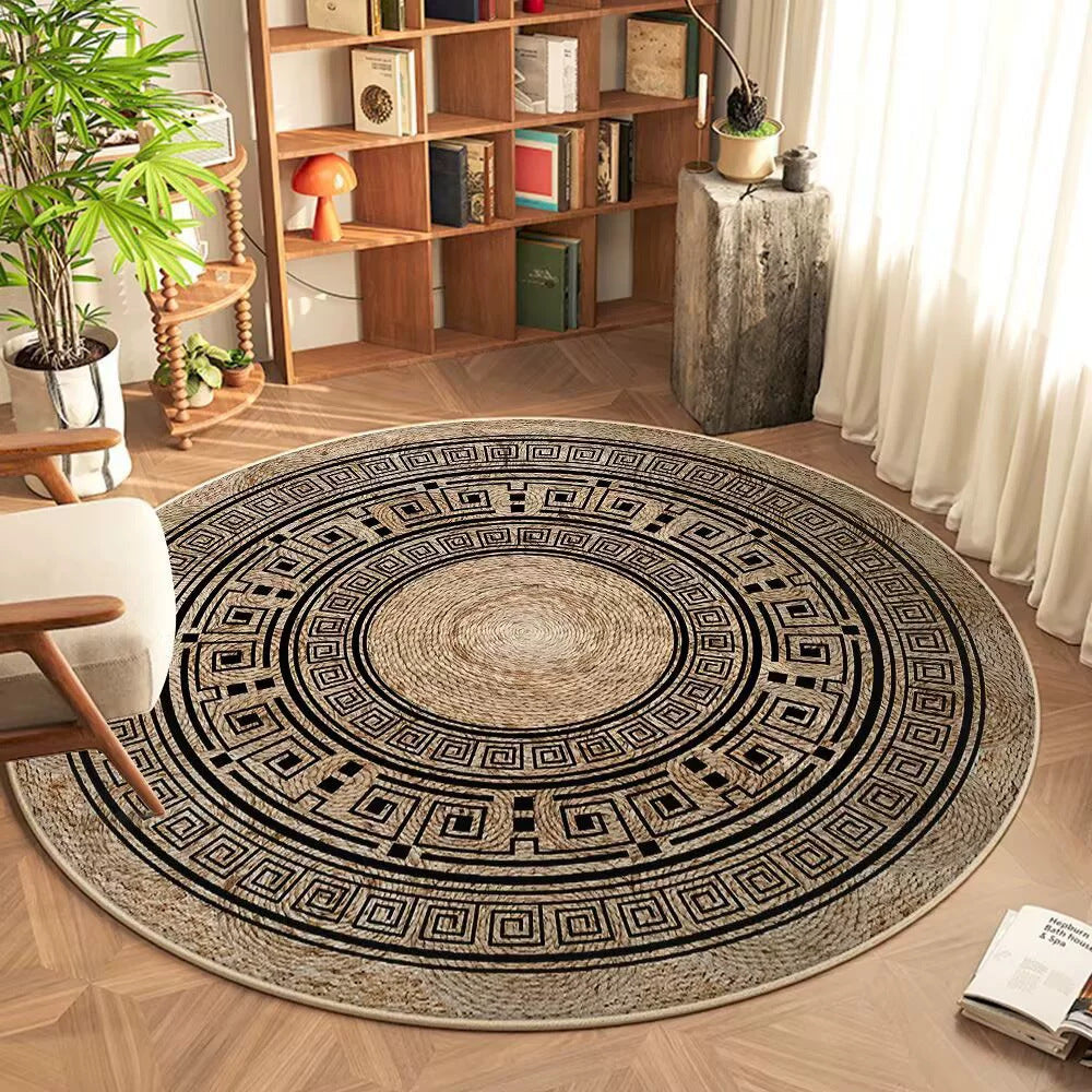 Tessuto rotondo per decorazioni per la casa