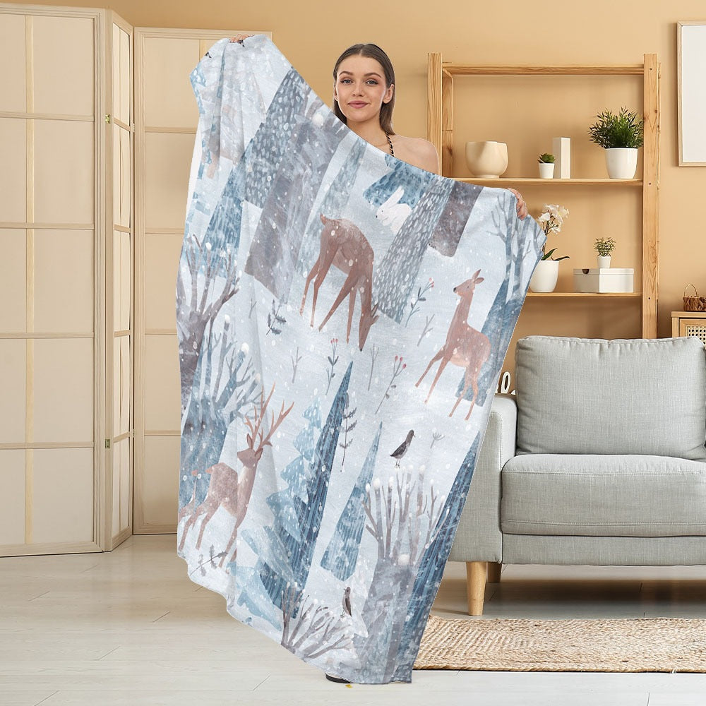 Accogliente coperta in pile a tema Halloween