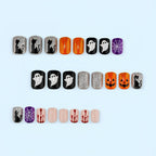 Set per nail art di Halloween con disegni inquietanti