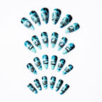 Nail art artistica per cabina invernale