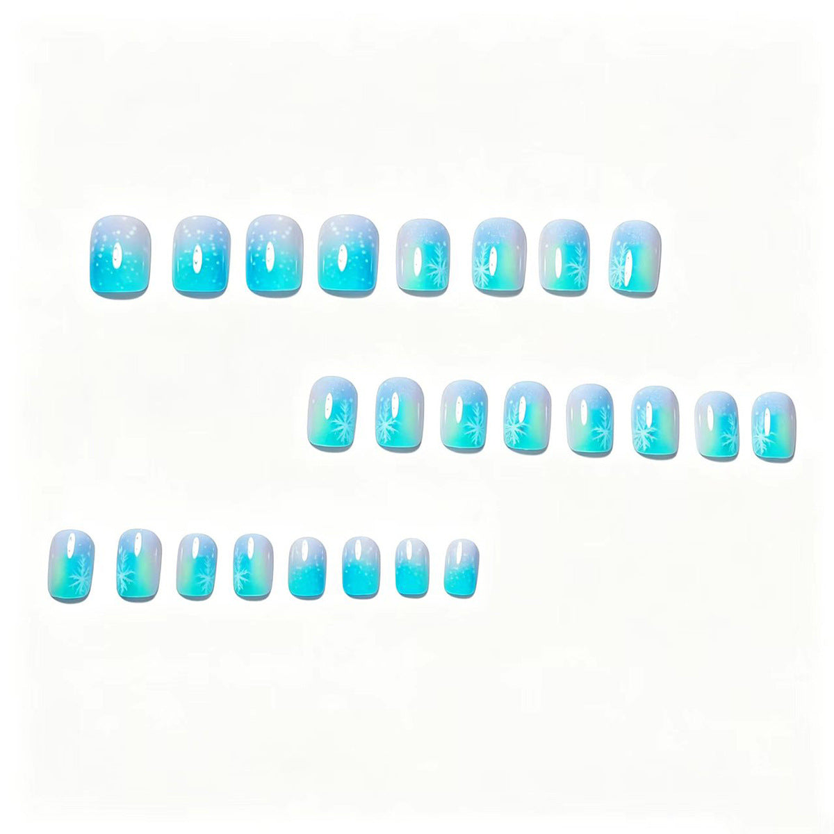 Nail art artistica del Paese delle Meraviglie Invernali
