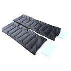Coperta da viaggio con cuscini integrati