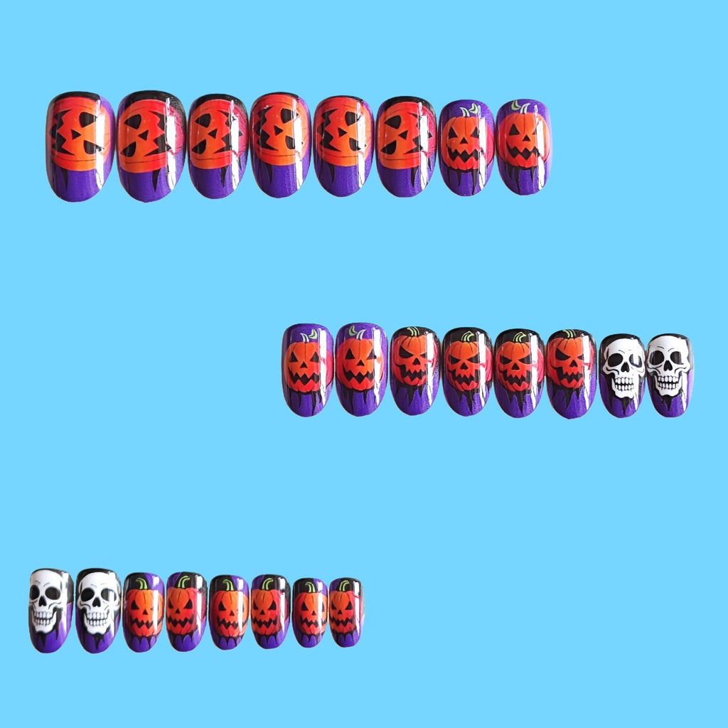 Unghie artificiali per nail art di Halloween