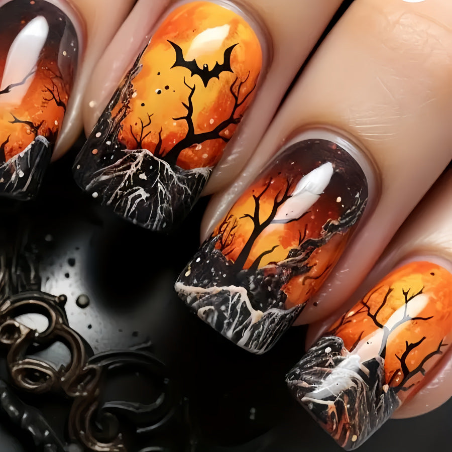 Set artistico per unghie a pressione a tema Halloween