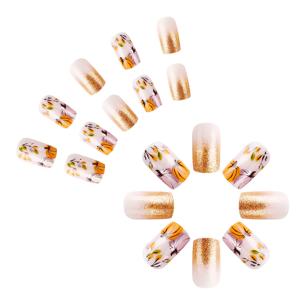Nail art decorativa a tema autunnale