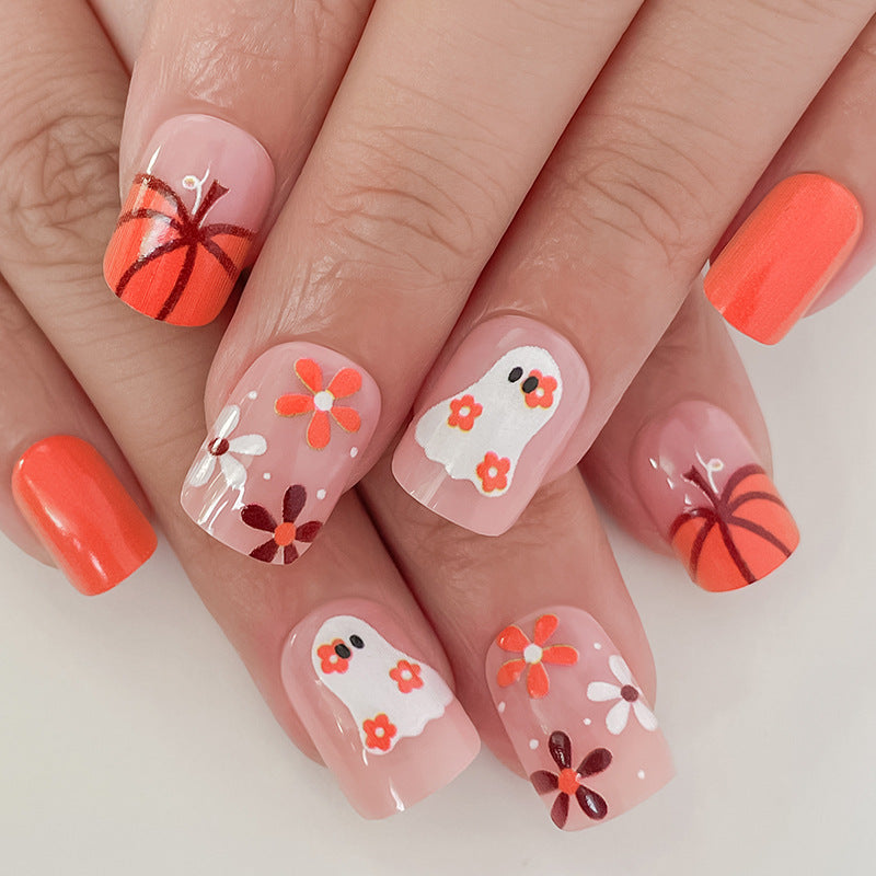 Set artistico per unghie a pressione con disegni a tema Halloween