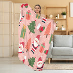 Accogliente coperta in pile a tema Halloween