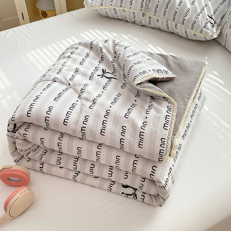 Piumino comfort da donna con delicato motivo floreale e imbottitura di alta qualità