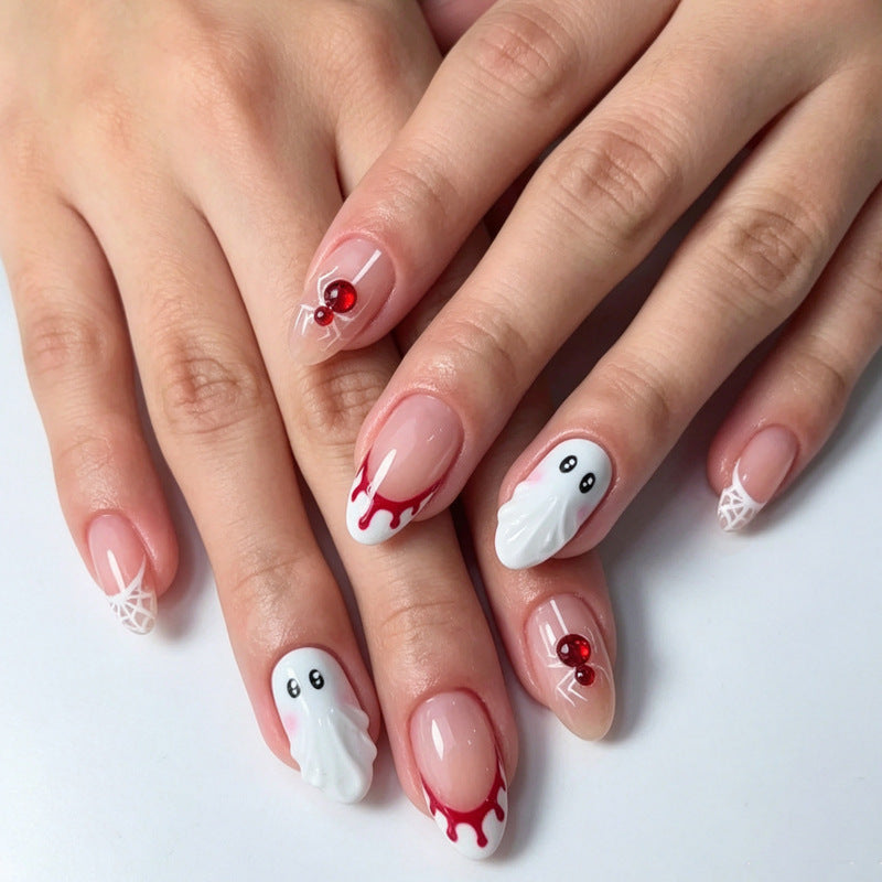 Set di unghie a pressione creativo a tema Halloween