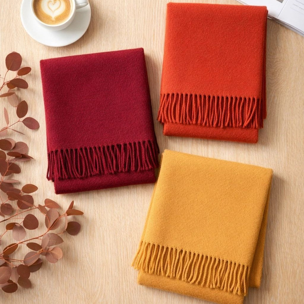 Sciarpa elegante da donna realizzata in morbido cashmere