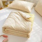 Piumino comfort da donna con delicato motivo floreale e imbottitura di alta qualità