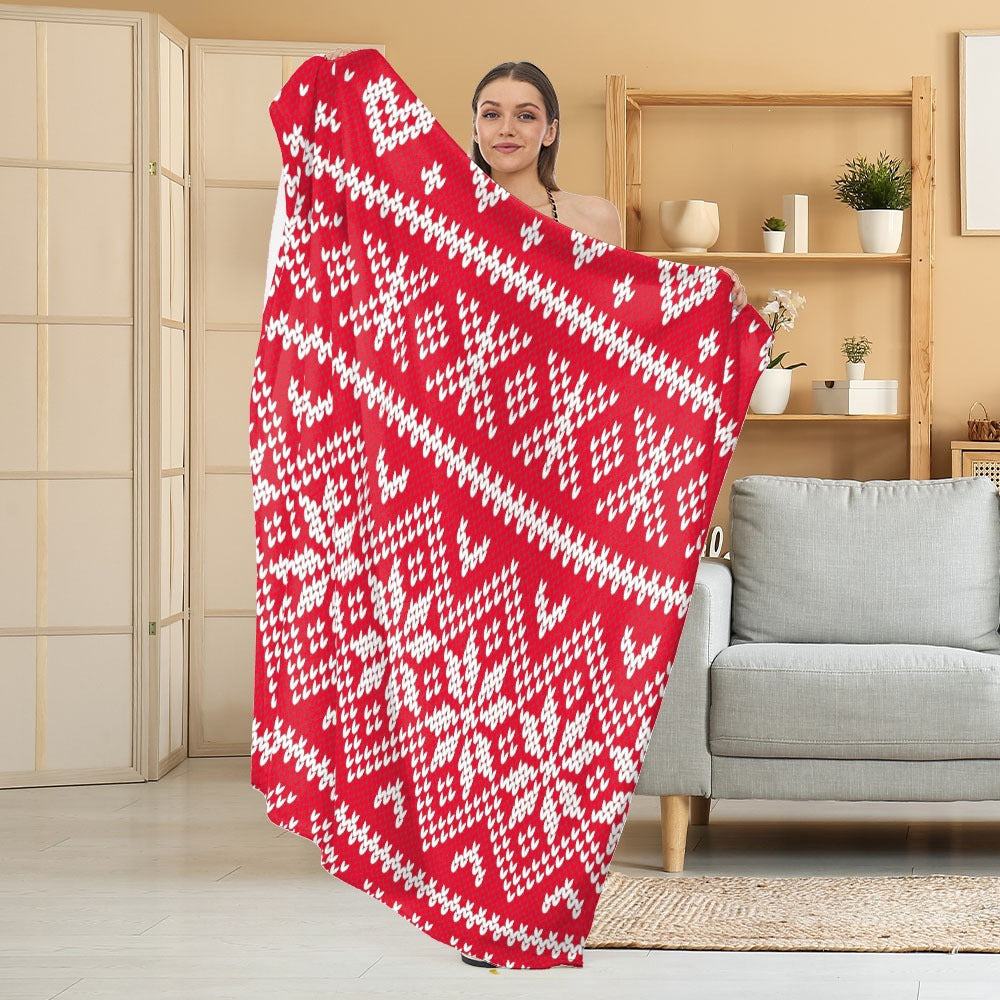 Accogliente coperta in pile a tema Halloween