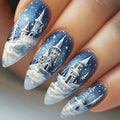 Nail art artistica a tema invernale