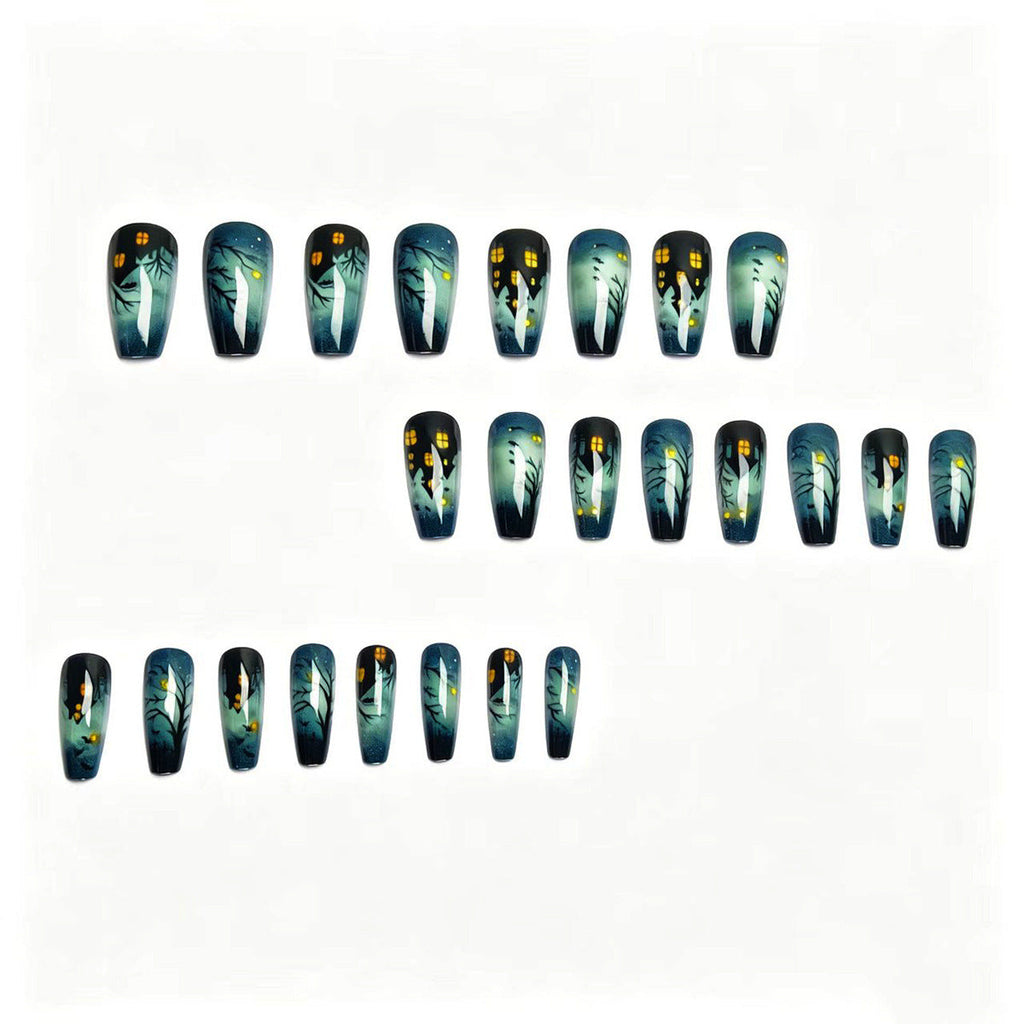 Nail art creativa progettata per Halloween