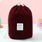 Borsa da viaggio resistente con coulisse in velluto