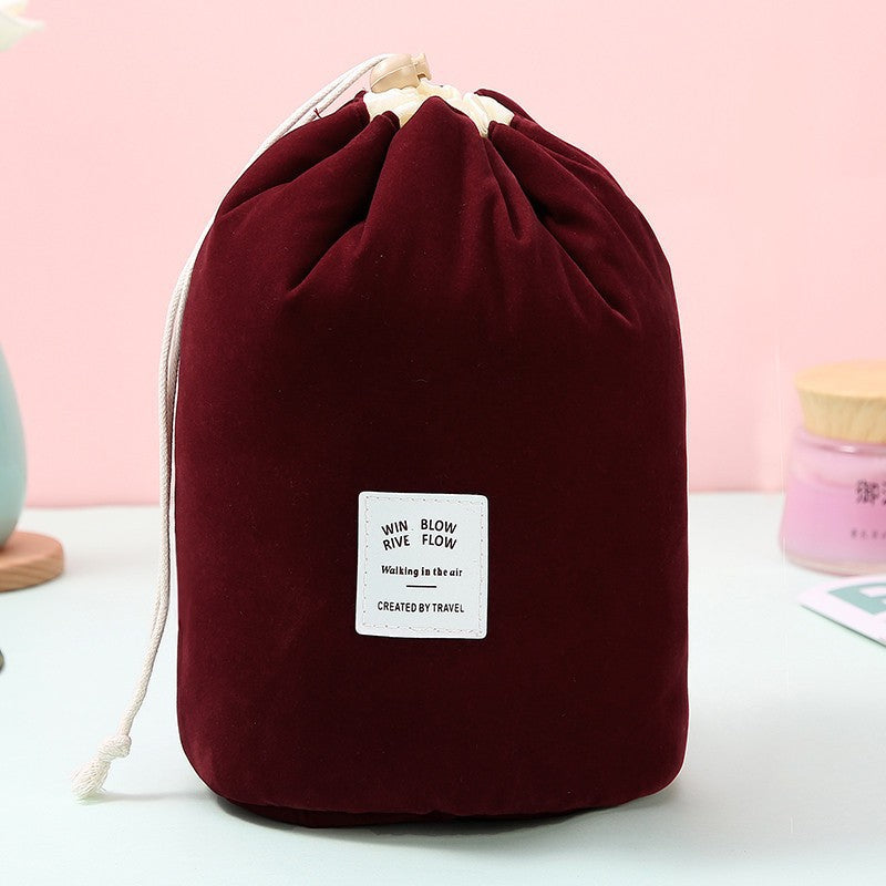 Borsa da viaggio resistente con coulisse in velluto